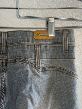 Hammer Light Wash Denim Jeans with Button Fly